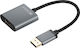 Sandberg Convertor DisplayPort masculin în HDMI feminin Gri 1buc 509-19
