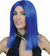 Carnival Wig Straight Λάουρα Blue