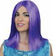 Carnival Wig Straight Λάουρα Purple