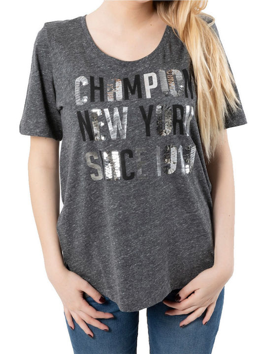 Champion Damen T-Shirt Gray 111523-EM514