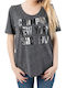 Champion Women's T-shirt Gray 111523-EM514