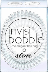 Invisibobble Slim 3τμχ Σπιράλ Λαστιχάκια Διάφανο