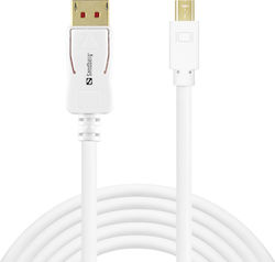 Sandberg 509-17 DisplayPort-Kabel Männlich - Mini-DisplayPort Männlich 2m Sandberg 509-17 DisplayPort-Kabel Männlich - Mini-DisplayPort Männlich 2m
