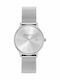 Kenneth Cole Γυναικείο Ρολόι 33mm Μπαταρίας με Ασημί Μεταλλικό Μπρασελέ