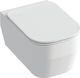 Orabella Tutto Evo Rimless Wall-Mounted Toilet Rimless with Slim Cover Soft Close White
