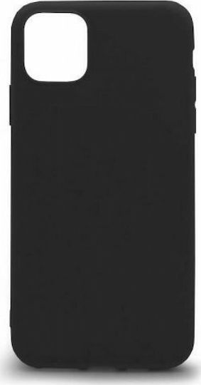 iNOS S-Cover Back Cover Σιλικόνης Μαύρο (iPhone 11)