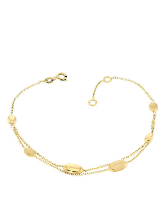 Gold Bracelet 14Karat BR03945 (Women's)