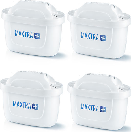 Brita Ersatz-Wasserfilter für Kanne aus Aktivkohle Maxtra+ 4Stück