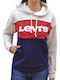 Sportswear Damen Sweatshirt Kapuzen Mehrfarbig