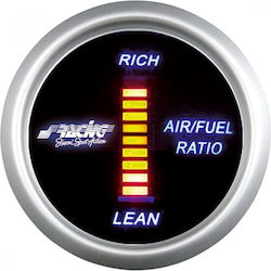 Simoni Racing Hallmeter Ψηφιακό Όργανο Αέρα-Καυσίμου Αυτοκινήτου 52mm για τοποθέτηση στο Ταμπλό