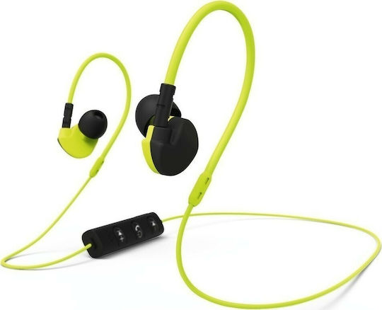 HAMA Active In ear Bluetooth хендсфри Слушалки с Устойчивост на Пот Жълт