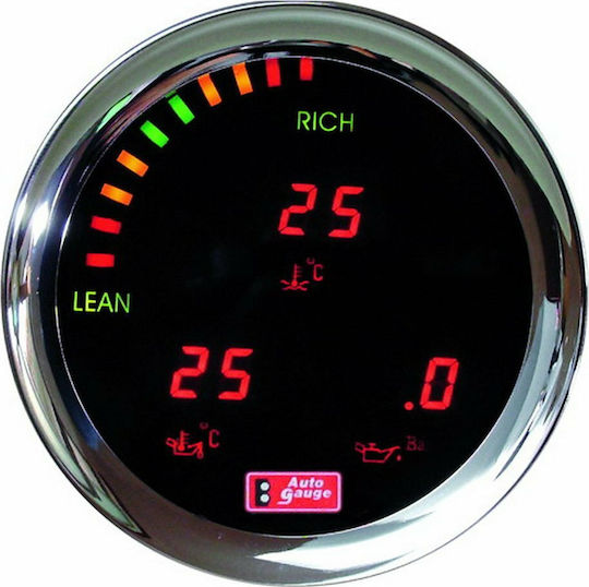 Auto Gauge Car Air-Fuel Digital Instrument 3 3/4"