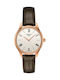 Tissot Tradition Γυναικείο Ρολόι 31mm Μπαταρίας με Καφέ Δερμάτινο Λουράκι