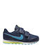 MD Runner 2 PSV Kids Sports Shoes Running with Hoop & Loop Closure Navy Blue