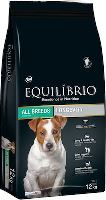 Equilibrio All Breeds Longevity 12kg Ξηρά Τροφή για Ηλικιωμένους Σκύλους με Κοτόπουλο