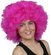 Afro Wig Fuchsia Carnival Wig Hippie Afro Pink