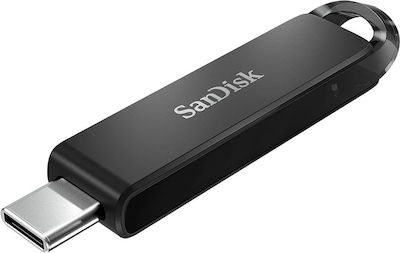 Sandisk Ultra 32GB USB 3.1 Stick mit Verbindung USB-C Schwarz