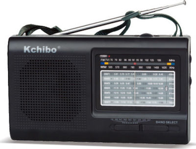 Kchibo KK-2020 Portable Radio Electric / Battery Black