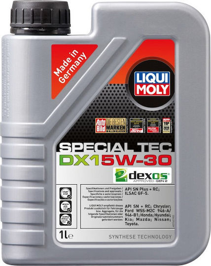 Liqui Moly Special Tec DX1 Synthetic Car Oil 5W-30 1lt