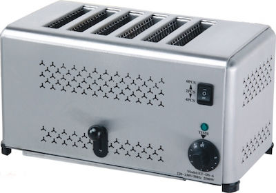 Fresh Gewerblich Toaster Pop-Up mit 6 Schlitzen 2.5kW BT-6