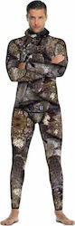 Omer Holo Stone Wetsuit Internal Shaved with Chest Pad for Speargun Camouflage 3mm