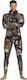 Omer Holo Stone Full Diving Suit Shaved Inside with Chest Pad for Spearfishing Camouflage Brown 3mm