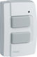 Hager Waterproof Wall-Mounted Wall Switch Wi-Fi Command Double with Gray Frame