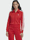 Adidas Firebird Γυναικείο Αθλητικό Μπουφάν Κόκκινο