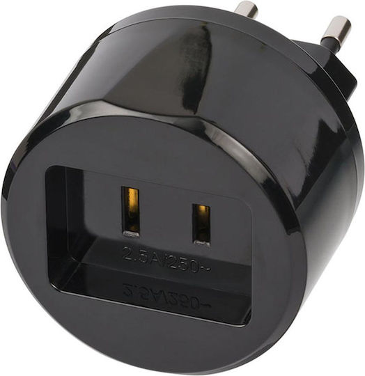 Brennenstuhl US to Greek Plug Adapter