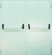 Ușă Ușă de siguranță la foc Ușă dublă MBK06-DL215-150 Gri deschis 150x215cm