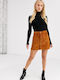 Amazing Mini Skirt Tabac Brown