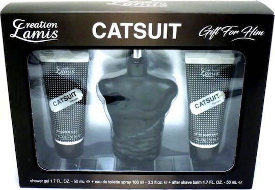 Creation Lamis Set Catsuit Eau de Toilette 100ml, Shower Gel 50ml & After Shave Balm 50ml Ανδρικό Σετ με Eau de Toilette 3τμχ