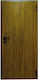 Fire Safety Door W90xH215cm Wooden Shade MBK07-DW215-90