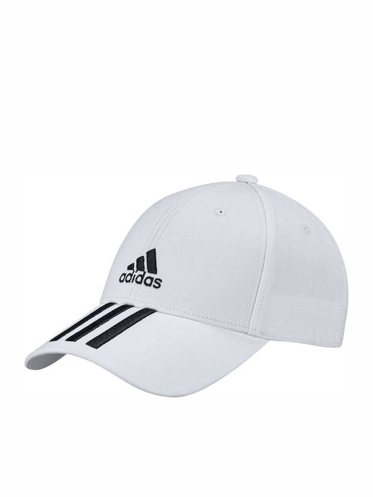 Adidas Baseball 3-Stripes Twill Γυναικείο Jockey Λευκό