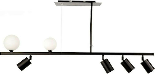 Inlight 6168 Μονό Σποτ με Ντουί GU10 σε Μαύρο Χρώμα Inlight 6168 Μονό Σποτ με Ντουί GU10 σε Μαύρο Χρώμα