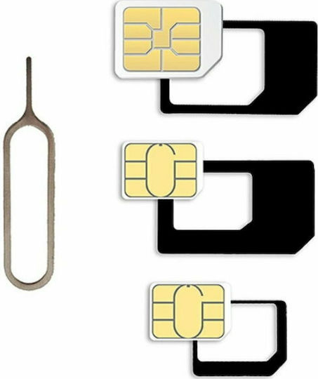 Volte-Tel Set SIM Adapter in Black color