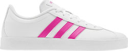 Adidas Παιδικά Sneakers VL Court 2.0 K Cloud White / Shock Pink / Cloud White