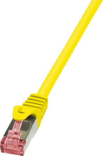 LogiLink S/FTP Cat.6 Gigabit Network Cable Ethernet 0.5m Yellow