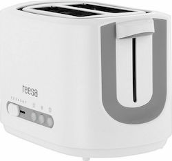 Teesa Prăjitor de pâine 2 sloturi 850W Alb