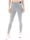 Nike Dri-Fit One Laufen Frauen Lang Leggings Hochgeschnitten Gray