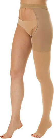 Relaxsan Medicale Classic Sock Monocollant Graduated Compression Left Open 15-21 mmHg Beige
