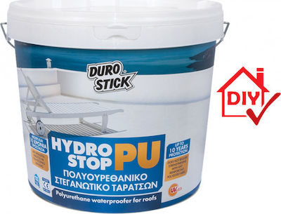 Durostick Hydrostop-PU Elastomer Acrilyc Insulating Sealing Polyurethane 15lt White