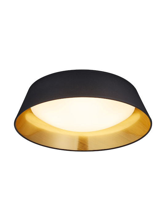 Trio Lighting Ponts Modernă Textilă Plafonieră de Tavan cu LED Integrat în culoare Negru 45buc