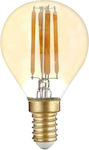 Optonica LED Lampen für Fassung E14 und Form P45 Warmes Weiß 400lm 1Stück