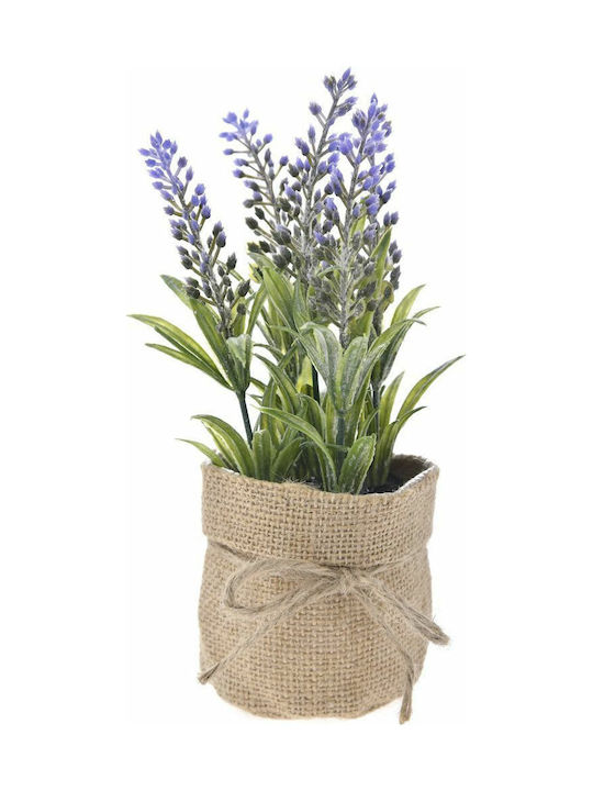 Iliadis Artificial Plant in Small Pot Lavender Purple 22cm