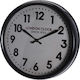 Wall Clock Metallic Black Ø61cm