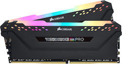 Corsair Vengeance RGB Pro 32GB DDR4 RAM mit 2 Modulen (2x16GB) und Geschwindigkeit 3600 für Schreibtisch