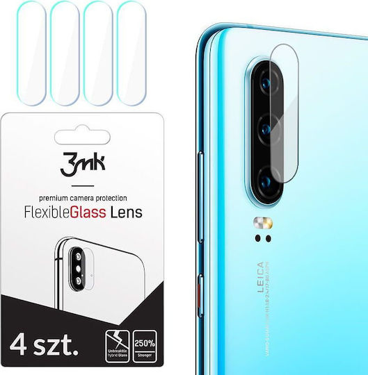 3MK Flexible Glass Lens Protector Προστασία Κάμερας Tempered Glass Διάφανο για το Huawei P30