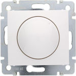 Legrand Valena Recessed Simple Front Dimmer Switch Rotary 400W White 770061