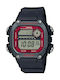 Casio Standard Collection Digital Uhr Batterie mit Kautschukarmband Red/Black